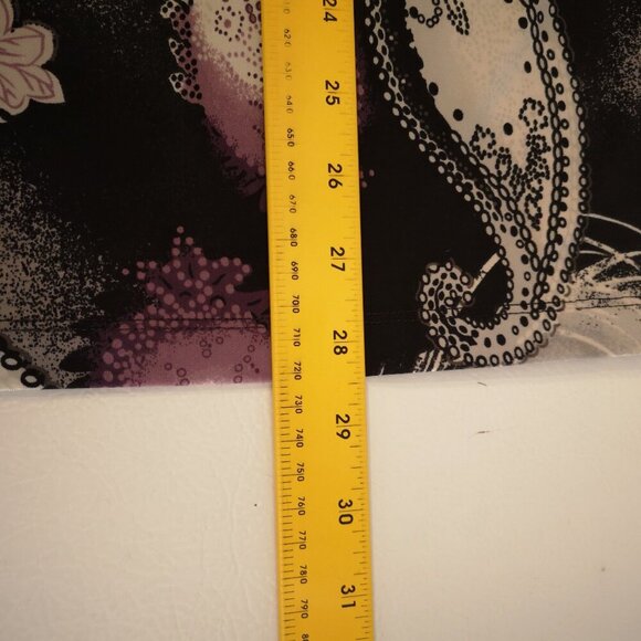 Reitmans Plus Ladies Size 3X Black/Purple/Grey/Off White Top - Picture 6 of 6